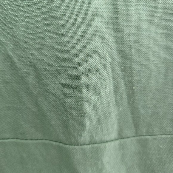 Vintage Positive Attitude Petite Green Linen/Rayon Maxi Dress 16WP - Picture 16 of 16